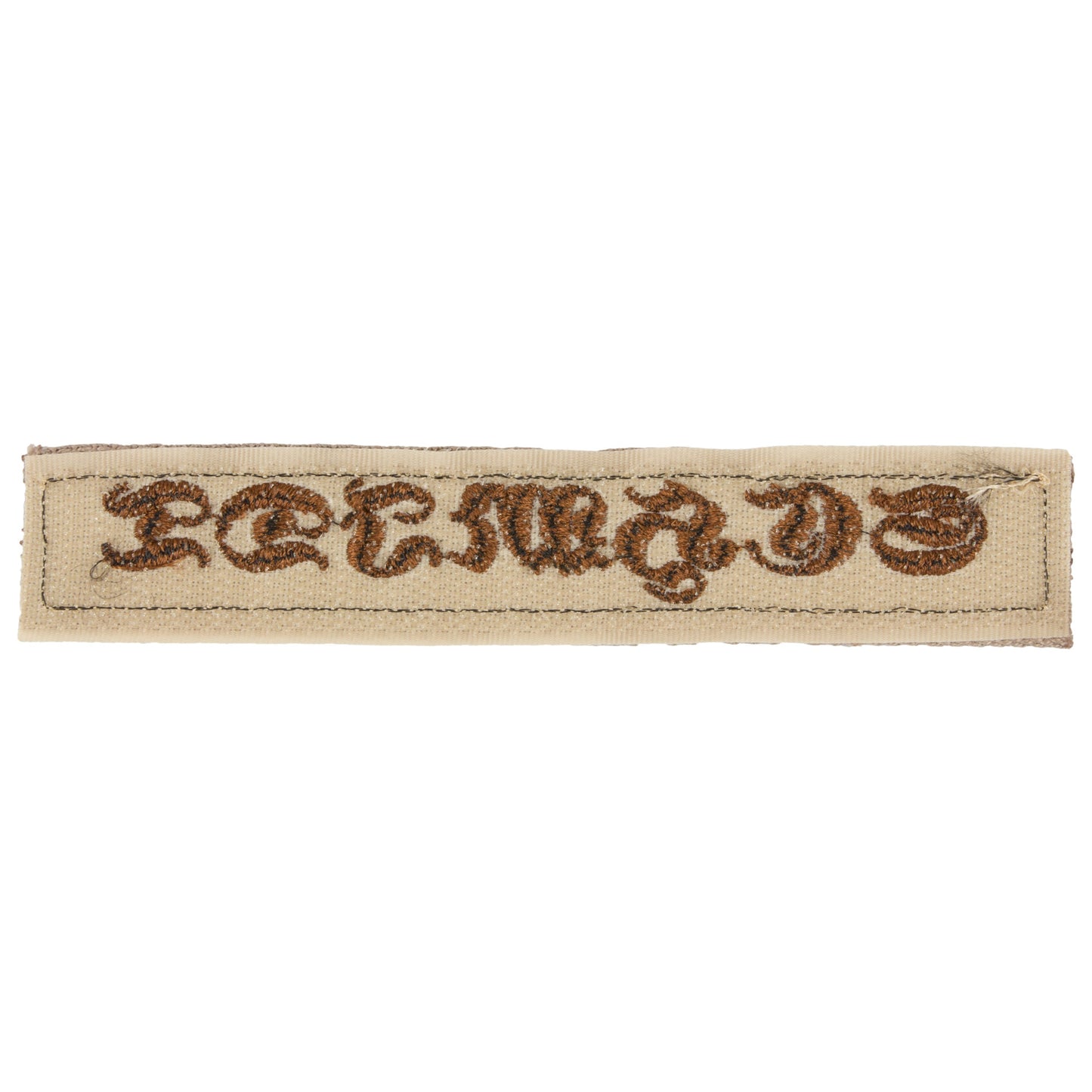 Bandes patronymiques lot de 5 kaki marron (ancien)