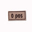 Insigne Groupe sanguin 0 pos