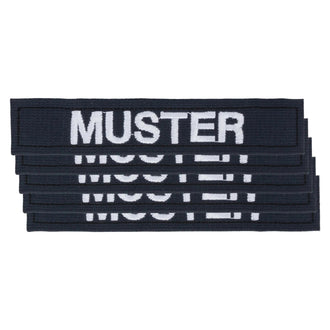 Bandes patronymiques lot de 5 Navy