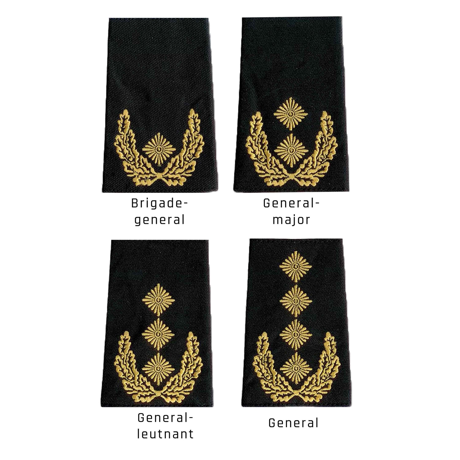 Grades allemands en tissu /blanc