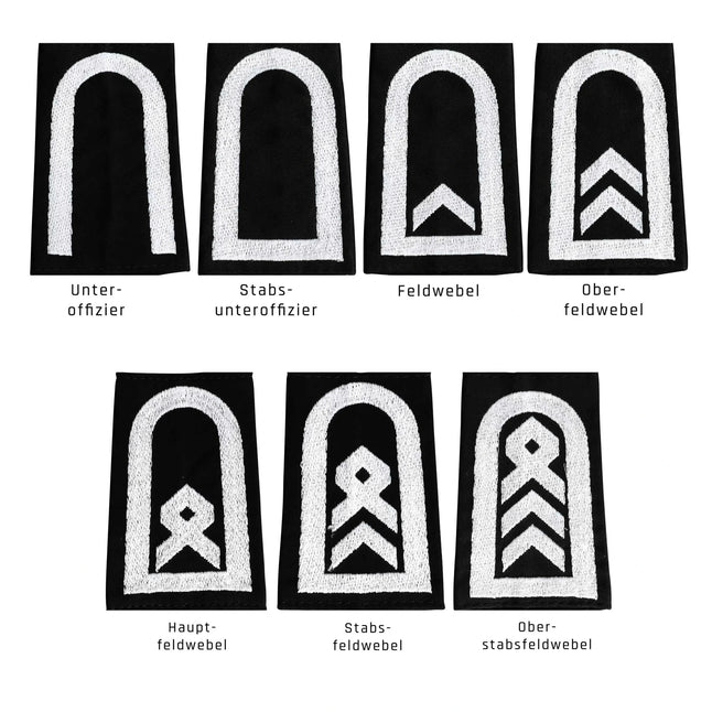 Insigne de grade Heer noir