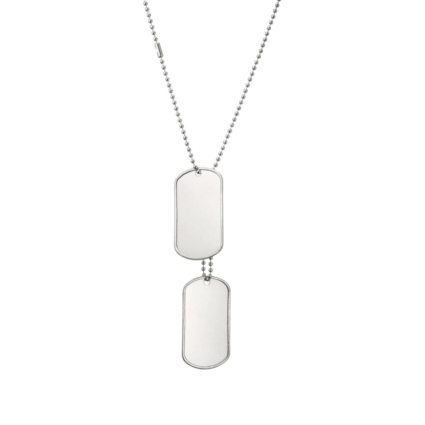 Ensemble de 2 Dog Tags en acier inoxydable US