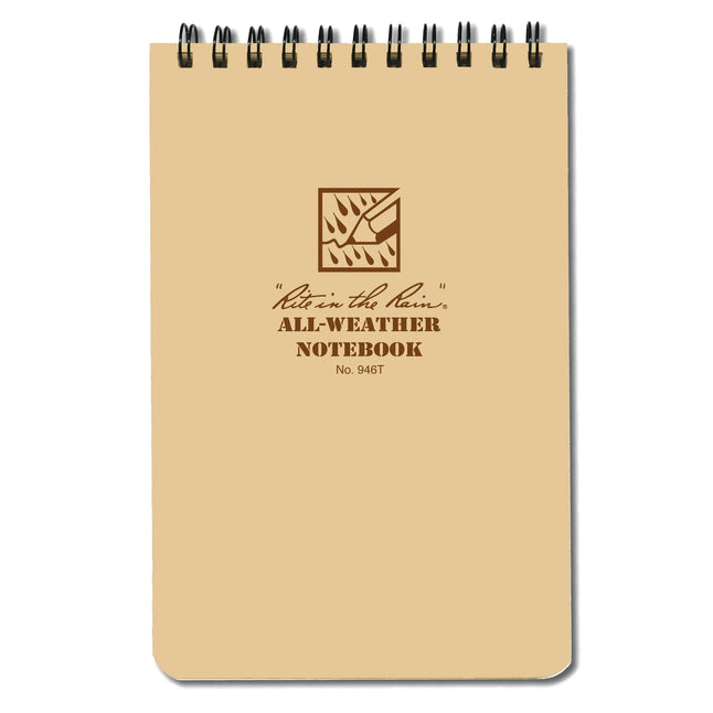 Bloc-notes spiralé khaki n° 946T