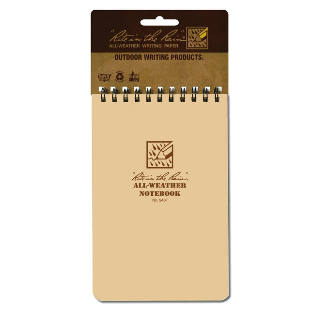 Bloc-notes spiralé khaki n° 946T