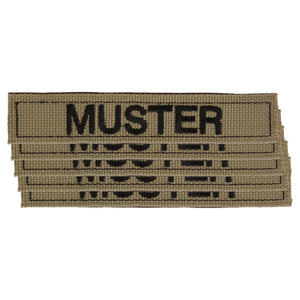 Bandes patronymiques lot de 5 coyote