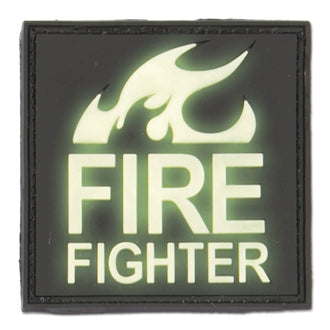 Patch 3D FIREFIGHTER phosphorescent