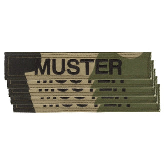 Bandes patronymiques lot de 5 CCE brodées sur textile