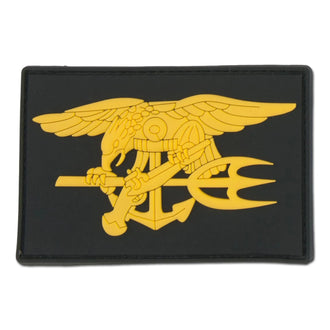 Patch 3D Seals noir jaune
