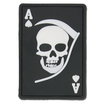 Patch 3D Death Ace /blanc