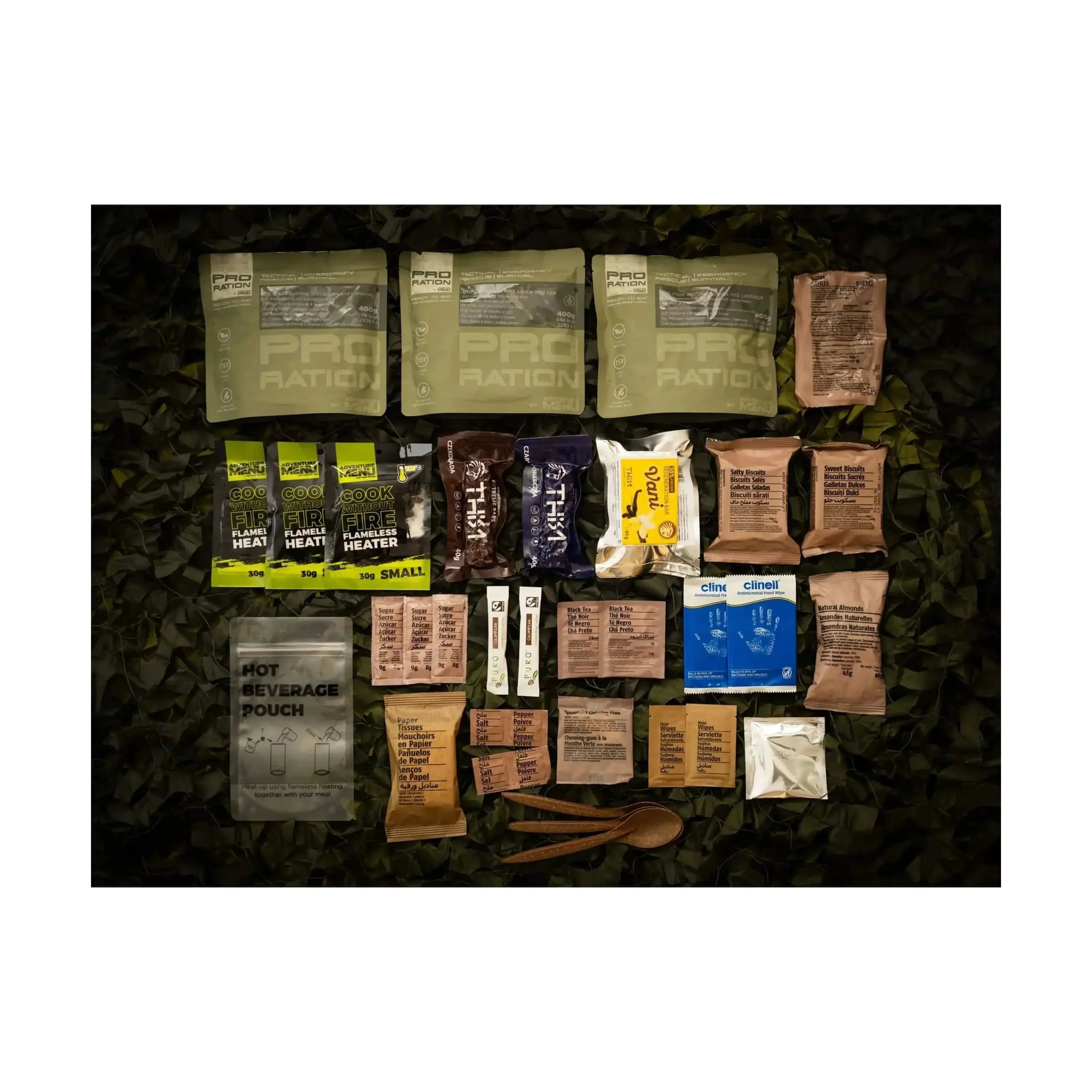 Ration journalière Ultimate Tactical Ration Full Day menu 1