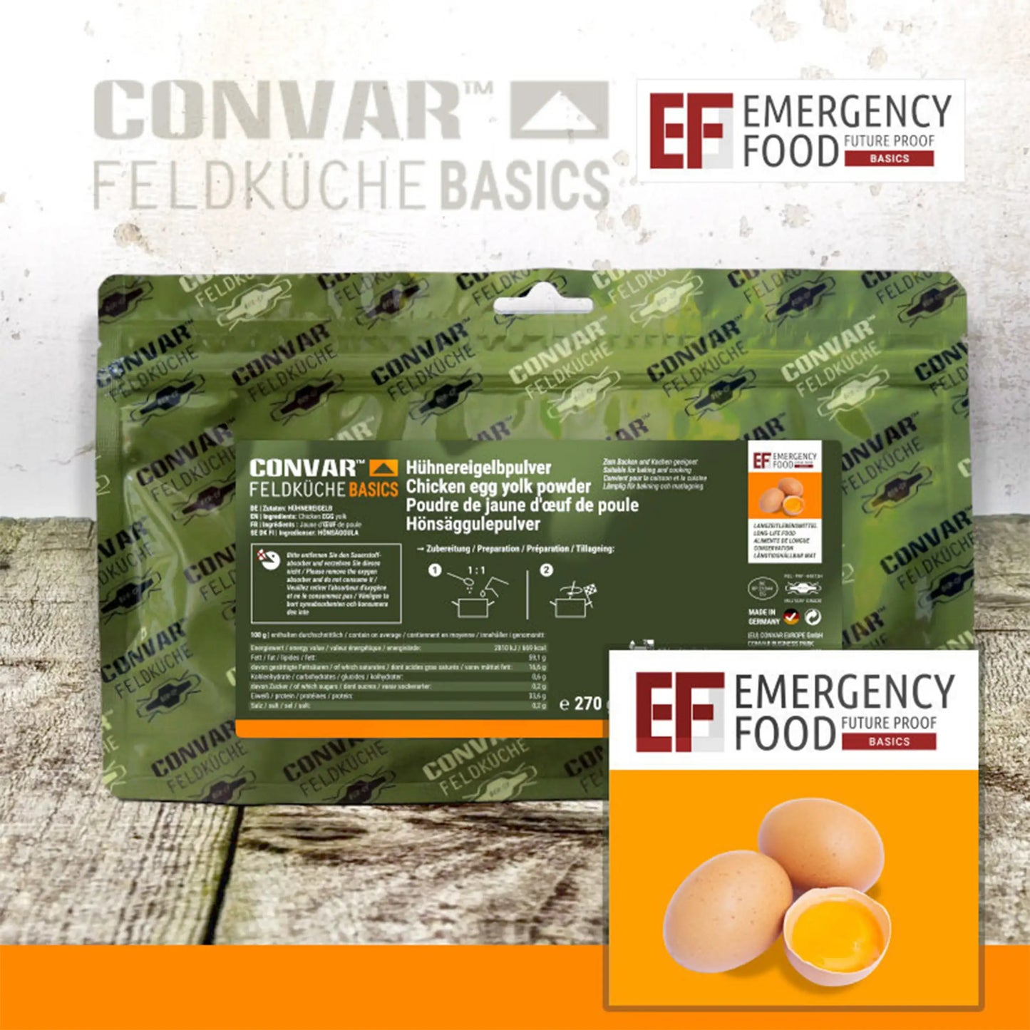 CONVAR Feldküche Wochenration 7 Days Bucket - ASMC