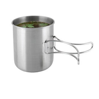 Mug à anse en acier inoxydable 600