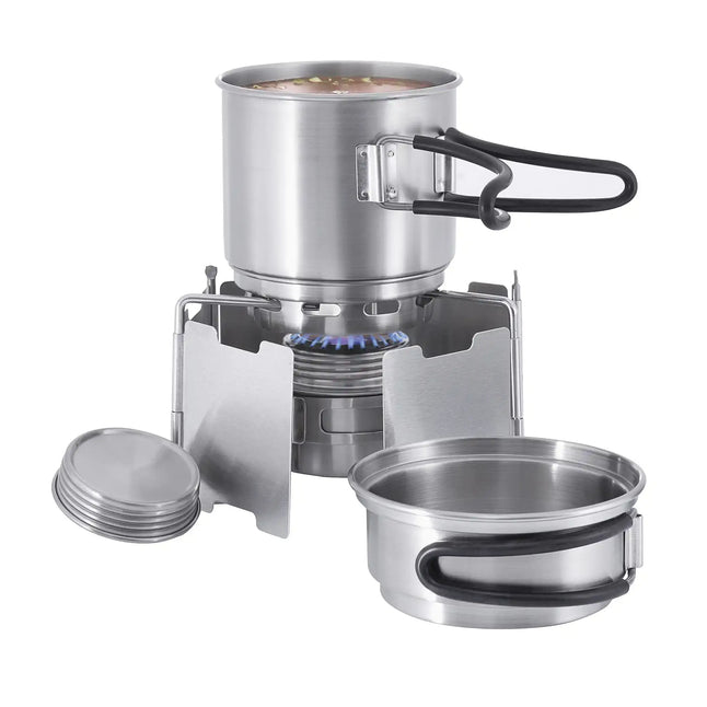 Tatonka Kompakt-Kochset Alcohol Burner Set - ASMC