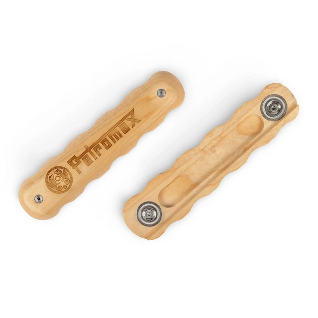 Manche en bois pour poêles en fer forgé