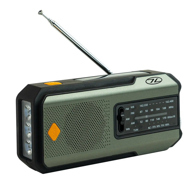 Radio à manivelle universel survie urgence