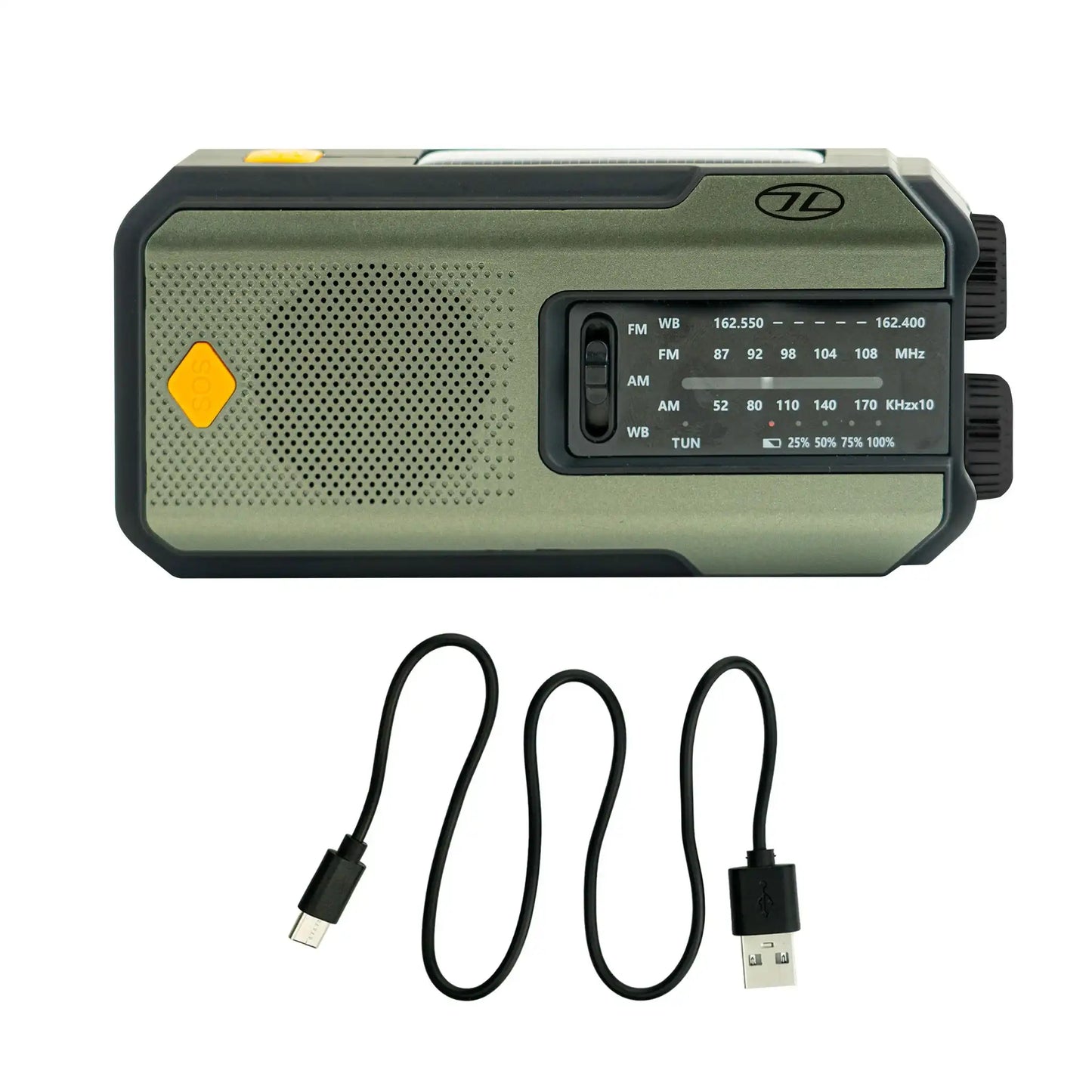Radio à manivelle universel survie urgence