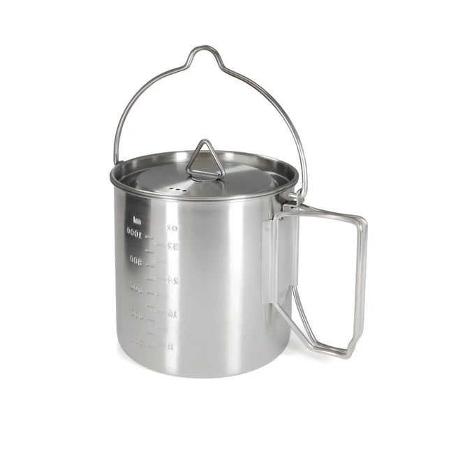Marmite camping inox 2 en 1