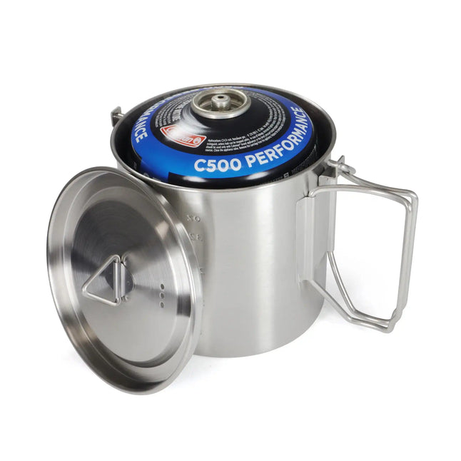 Marmite camping inox 2 en 1