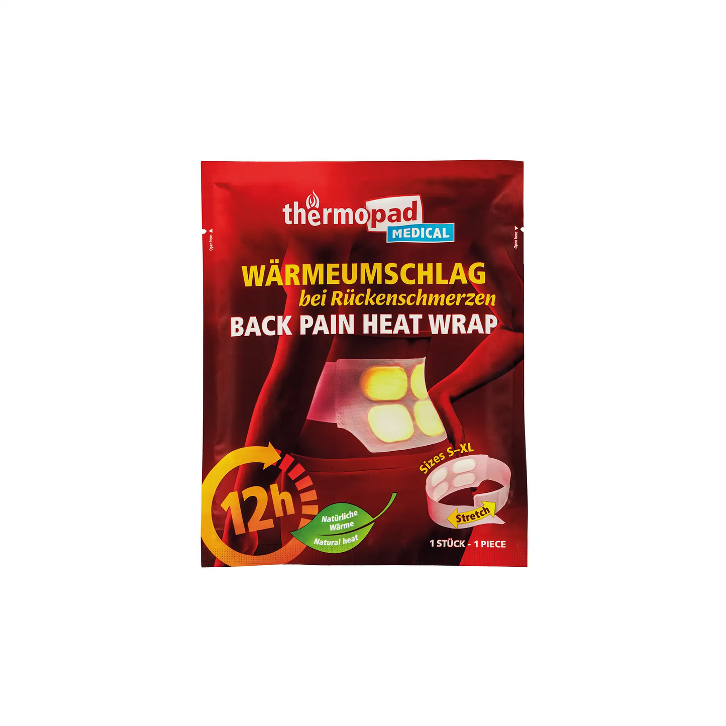 Wärmeumschlag bei Rückenschmerzen 3 Stück