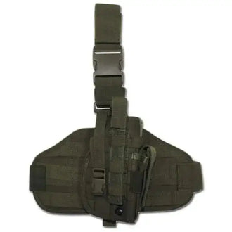 Holster de cuisse pour pistolet MOLLE droit olive