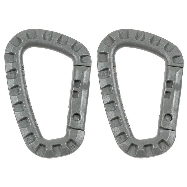 Mousqueton plastique lot de 2