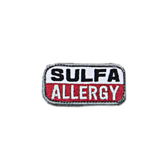 Patch Allergie aux sulfonamides