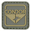 Patch PVC Emblème Condor multicolore