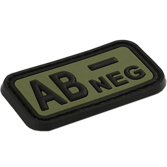 TAP 3D patch de groupe sanguin AB Neg forest