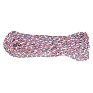 Paracorde bleue-blanche-rouge - 30 m