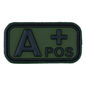 Patch groupe sanguin 3D A Pos -