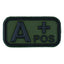 Patch groupe sanguin 3D A Pos -