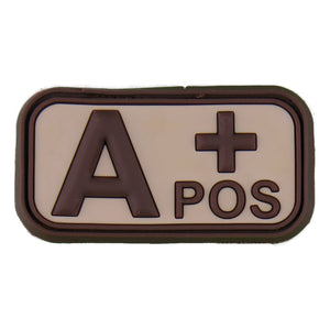 Patch groupe sanguin 3D A Pos -