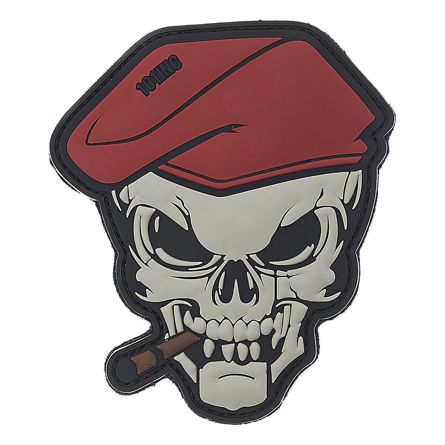 101 Inc. Patch 3D Crâne avec cigare