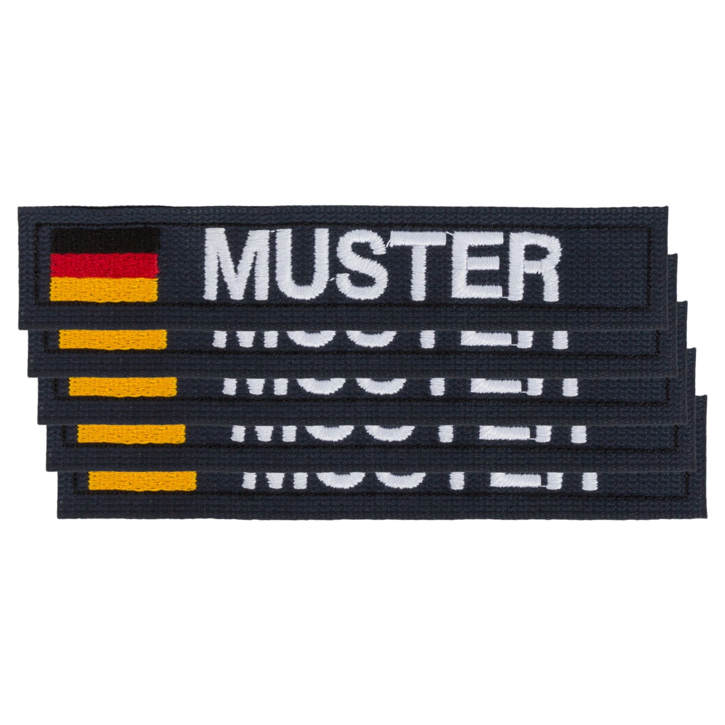 Bandes patronymiques lot de 5 DE bleu blanc