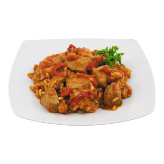 Viande de feu serbe avec riz, conserve 400 g