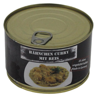 Poulet au curry avec du riz 400 g