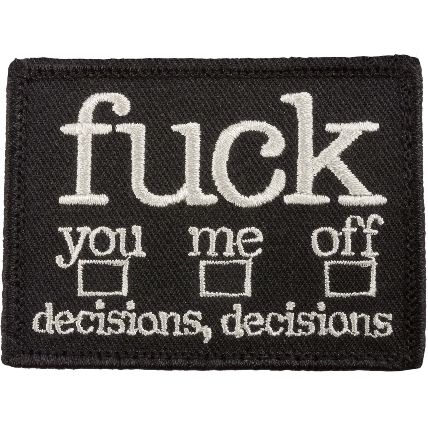 Patch Fuck decisions