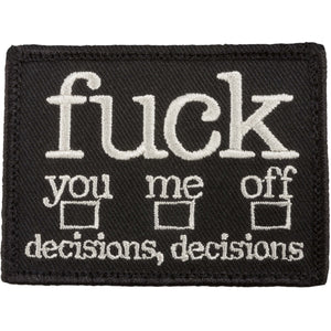 Patch Fuck decisions
