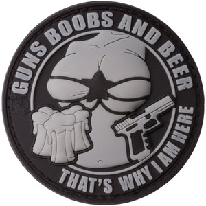 JTG Patch 3D Guns Boobs and Beer