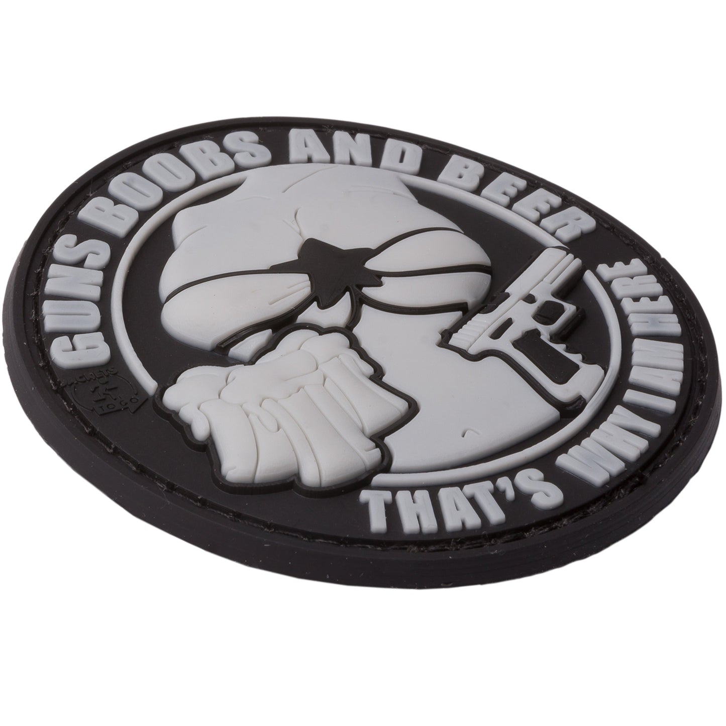 JTG Patch 3D Guns Boobs and Beer