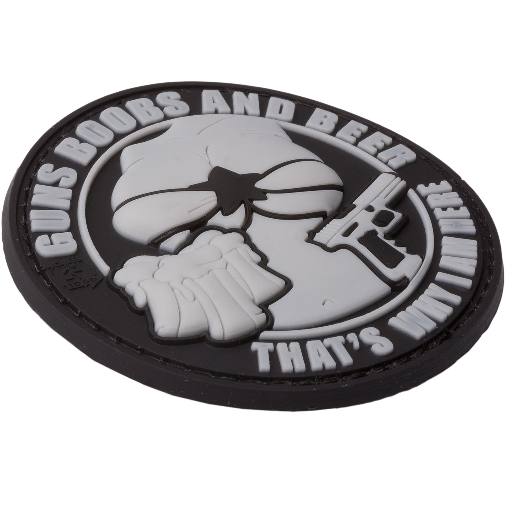 JTG Patch 3D Guns Boobs and Beer