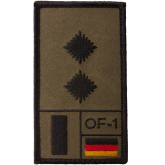 Insigne de grade Oberleutnant à coudre