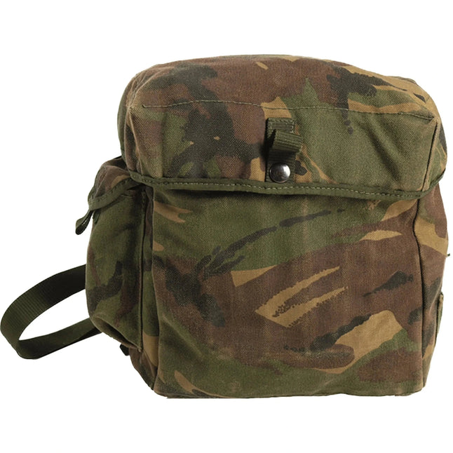 Sac de masque britannique avec sangle camouflé d'occasion