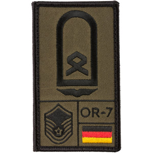 Patch Grade Hauptfeldwebel Armée de l'Air