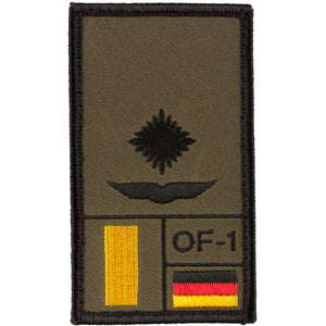 Patch Grade Leutnant Armée de l'Air