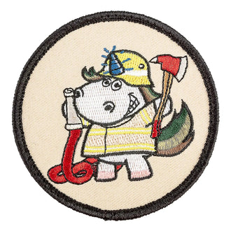 Patch pompier licorne