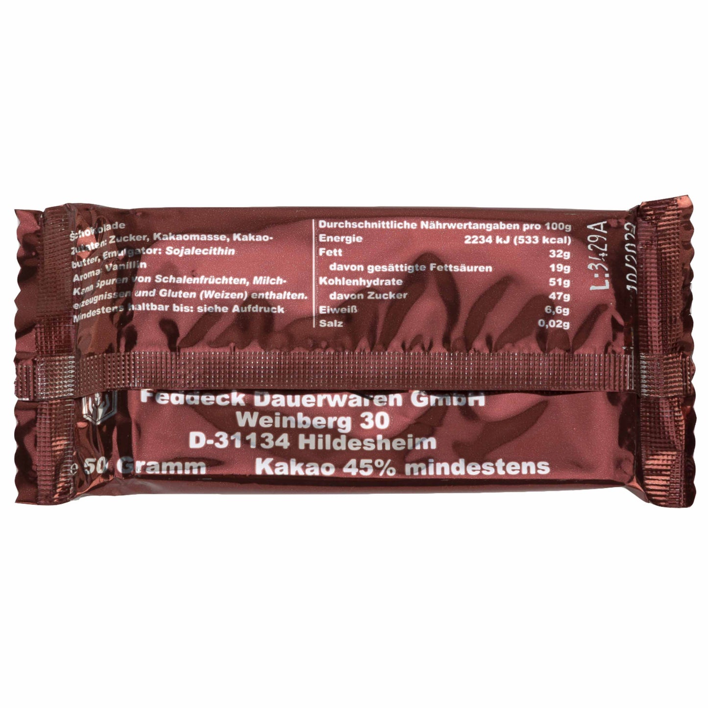 Chocolat BW 50 g