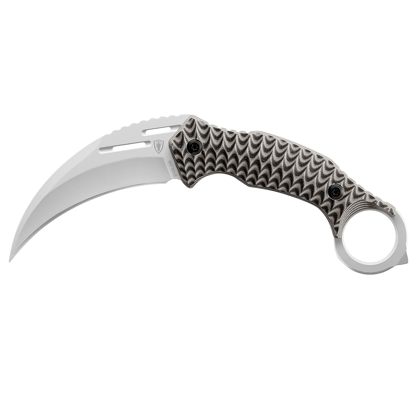 Couteau EF715 Karambit argenté