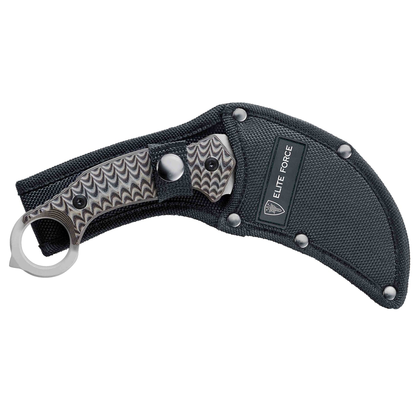 Couteau EF715 Karambit argenté