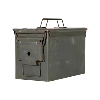 Caisse à munitions taille 2 US métal usagée